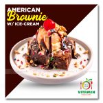 American Brownie w/ Ice Cream