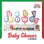 Baby Shower Letter Candle