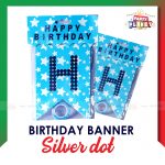 Birthday Glitter Flag Banner