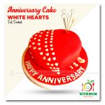Anniversary Heartc Cake