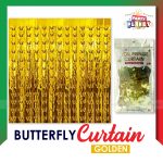 Butterfly Curtain Golden