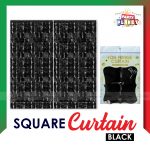 Square Curtain Black