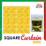 Square Curtain Gold