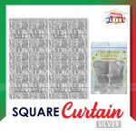 Square Curtain Silver