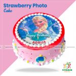 Strawberry Photo Cake