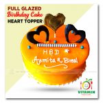 Full Glazed Birthday cake Yellow