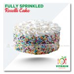 Fully Sprinkled Rosetti Cake