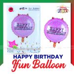 Happy Birthday Round Foil Balloon