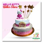 Hello Kitty And Stars Cake