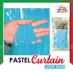Pastel Party Curtain / Backdrop - Light Blue