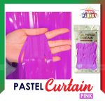 Pastel Party Curtain / Backdrop - Pink