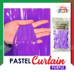 Pastel Party Curtain / Backdrop - Purple