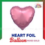 Foil Heart Balloon - Rose Gold