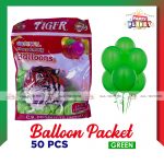 Balloon Packet 50 Pcs Green