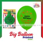 Big Balloon Printed Green