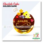 Chocolate Cake Golden Name