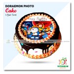 Doraemon Photo Cake in Black Forest (Min-1.5)
