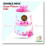 Double Deck Crown Princess Cake (Min-3P)