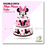 Double Deck Mini Mouse Cake