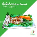 Grilled Chicken Breast with Veggies