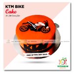 KTM BIKE Cake with Edible Dummy Bike