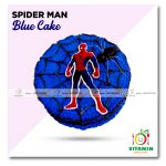 Spider Man Blue Cake