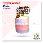 Tower Ombre Cake with Mix Color (Min-2p)