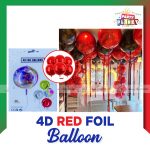 4D Red Foil Balloon (1ps)