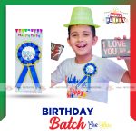 Birthday Batch Blue Yellow