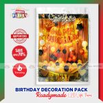 Birthday Decoration Pack Readymade LED light Theme