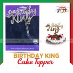 Birthday King Cake Topper