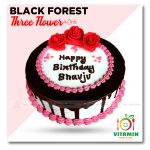 Black Forest three flower in circle