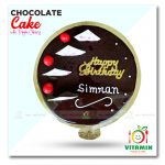 Chocolate cake with Triple Cherry