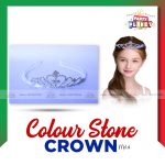 Color Stone Crown Metal