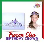 Frozen Elsa Birthday Crown Metallic