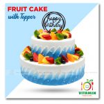 Fruit Cake with Topper (Min-3P)