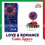 Love and Romance Cake Topper Valentines