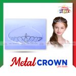 Metal Crown Silver Metallic