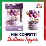 Mini Confetti balloon Topper