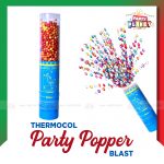 Thermocol Party Popper Blasting