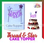 Thread and Star Cake Topper