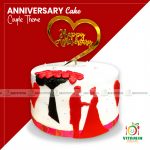 Anniversary Cake Couple Theme (Min 1.5P)