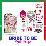 Bride to be Photo Props