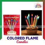 Colored Flame Candles