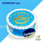 Golden Sky Cake