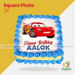 Square Photo Cake