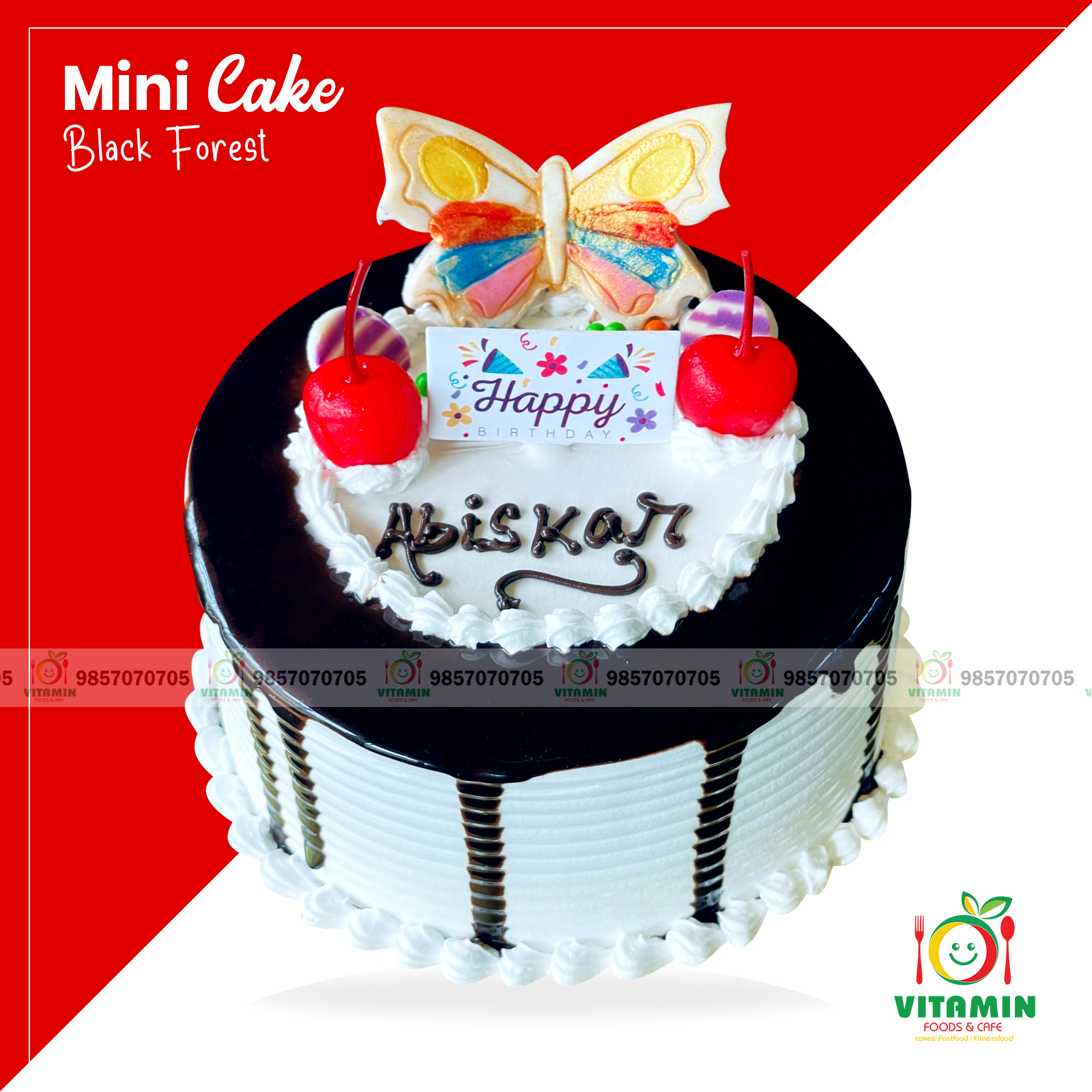 Mini Cake Black Forest 450 Mini Cake Black Forest - Image 1