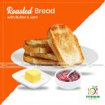 Toasted Bread With Butter & Jam