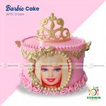 Barbie Cake with Crown (Min-2)
