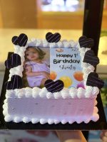 Square Frist Birthday Cake (Min-1.5pound) - Image 2